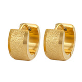 Round Stainless Steel Earrings