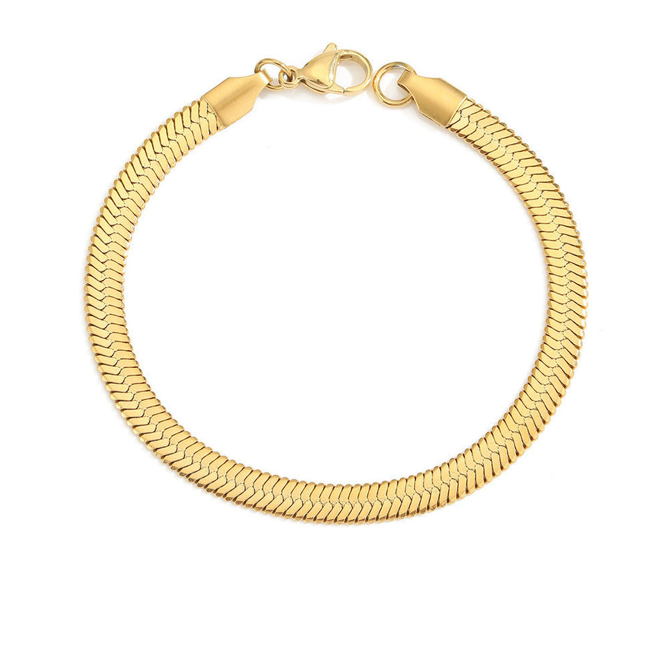 Stainless Steel Gold Plated Bracelet