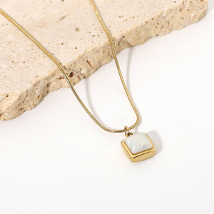 White Jade Pendant Necklace