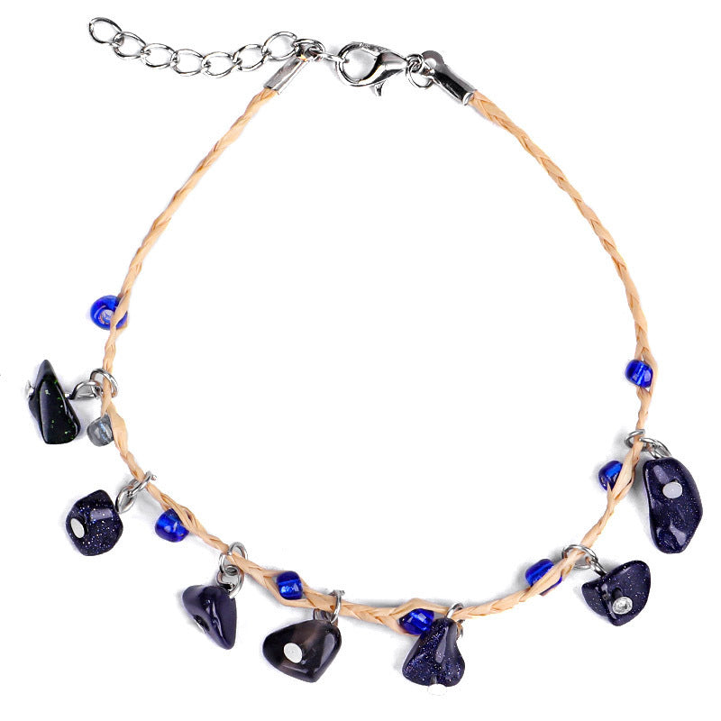 Bohemian Gravel Anklet Bell