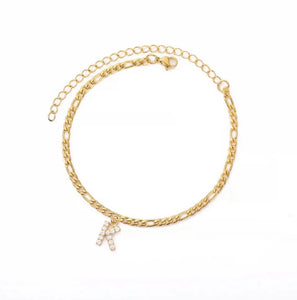 Ancient English Letter Anklet Letter Anklet Spot English Letter Pendant Jewelry