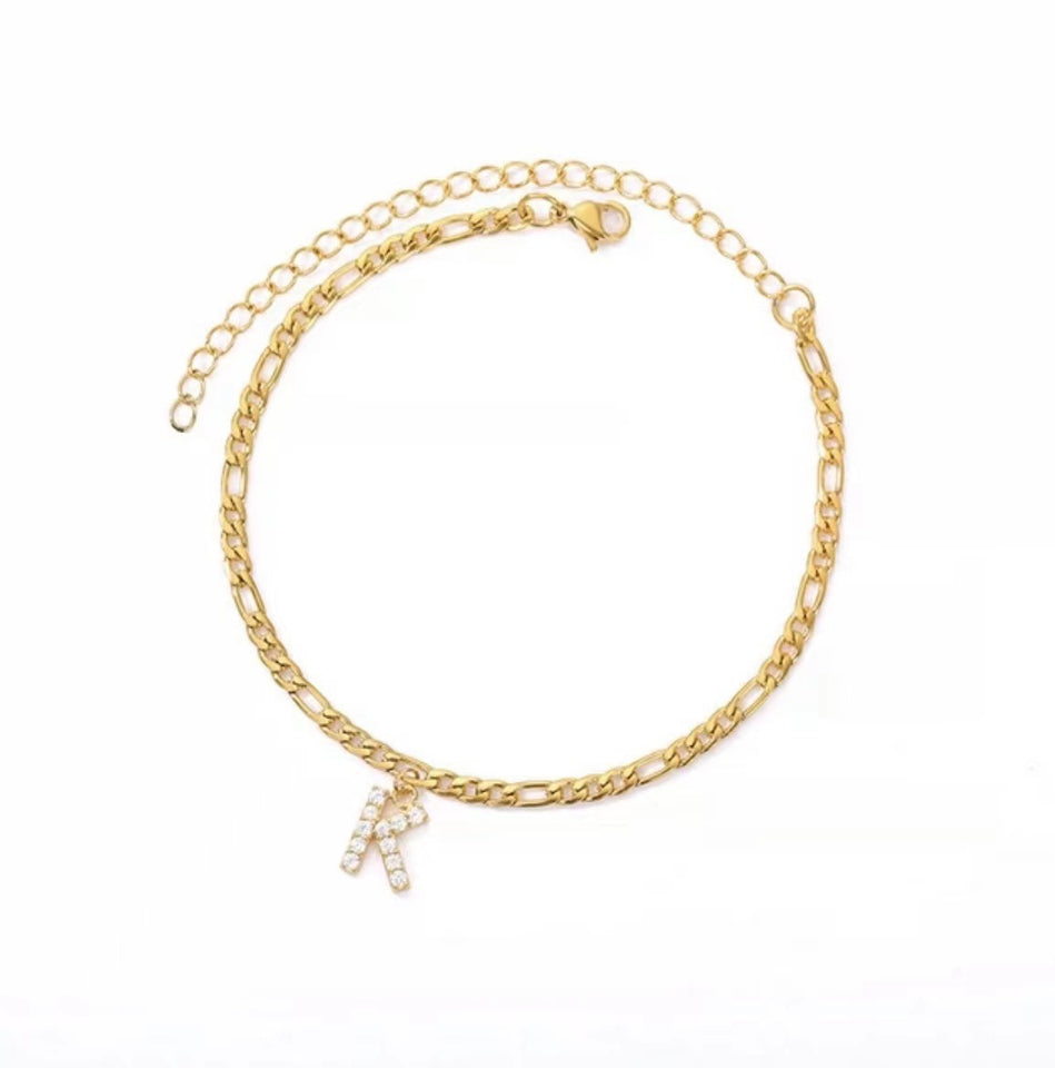 Ancient English Letter Anklet Letter Anklet Spot English Letter Pendant Jewelry