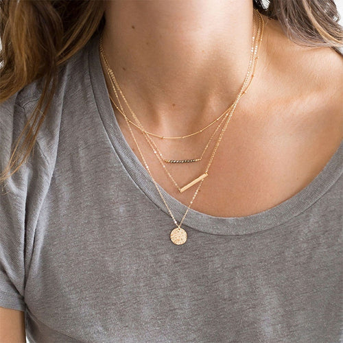 Thin Stack Necklace
