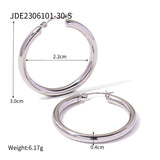 Classic Hoop earring - 18K Gold Stainless Steel