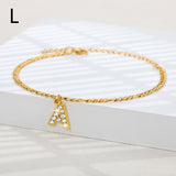 Ancient English Letter Anklet Letter Anklet Spot English Letter Pendant Jewelry