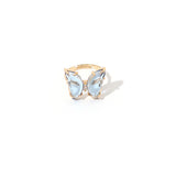 Charm Butterfly Ring For Women Crystal Zircon Rings Gold Silver