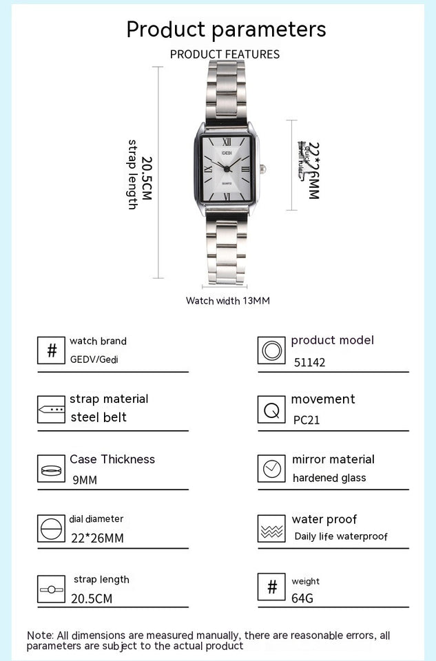 Classic Square Watch