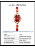 Simple Fashion Sports Waterproof Oval Women's Wrist Watch