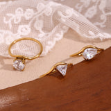 Wave Zirconia Ring