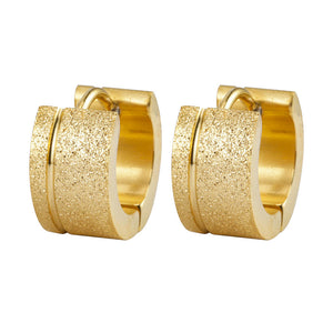 Round Stainless Steel Earrings