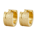 Round Stainless Steel Earrings
