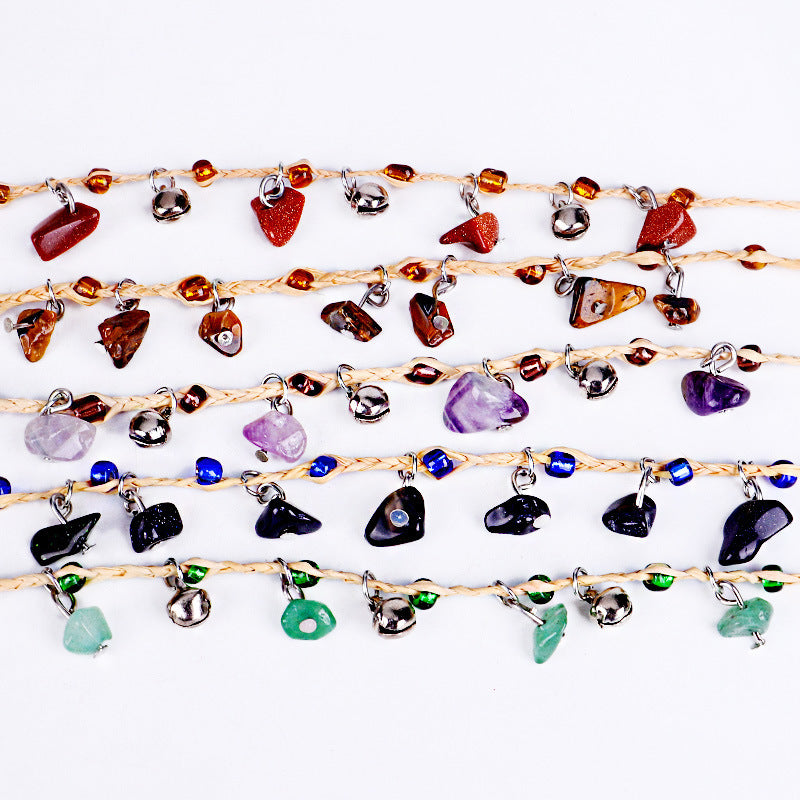 Bohemian Gravel Anklet Bell