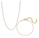 Tennis Chain Necklace and/or Bracelet - Stainless Steel