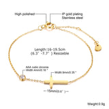 Colorful Zircon Geometric Bracelet