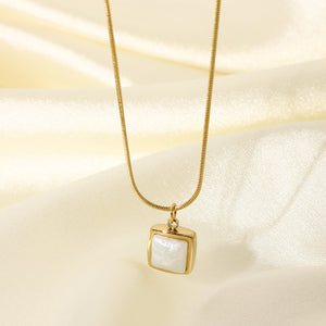 White Jade Pendant Necklace