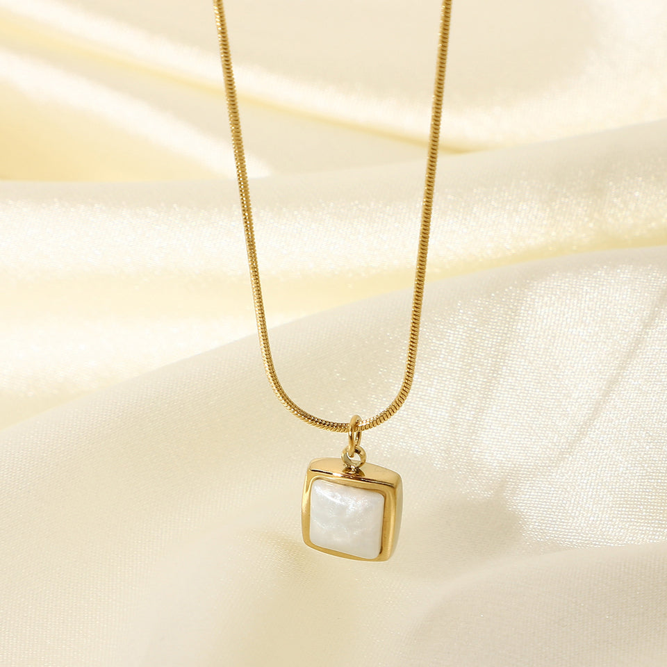 White Jade Pendant Necklace