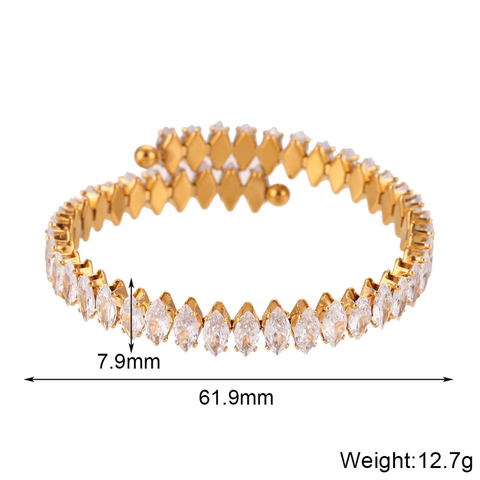 Full Diamond Bracelet & Ring