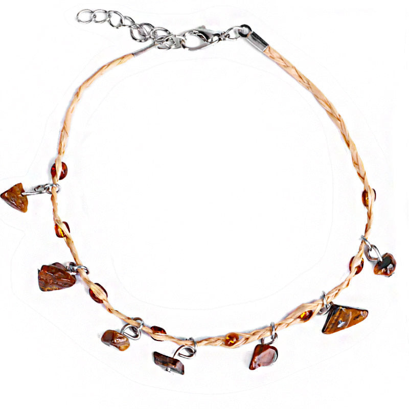 Bohemian Gravel Anklet Bell