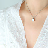 White Jade Pendant Necklace