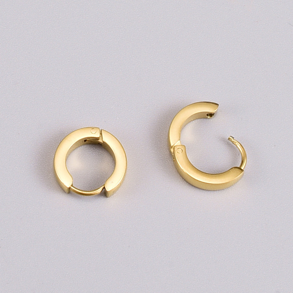 Gold earrings - Stainless steel