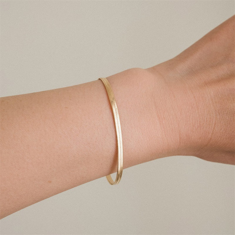 Stainless Steel Gold Plated Bracelet