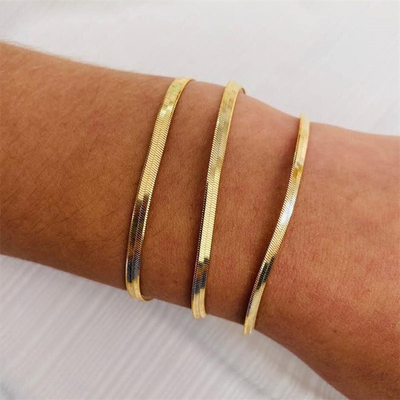Stainless Steel Gold Plated Bracelet