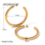 Classic Hoop earring - 18K Gold Stainless Steel