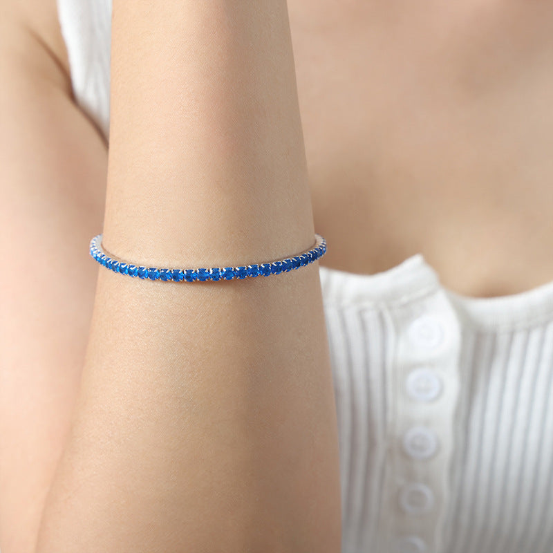 Colorful Tennis Stretch Bracelet