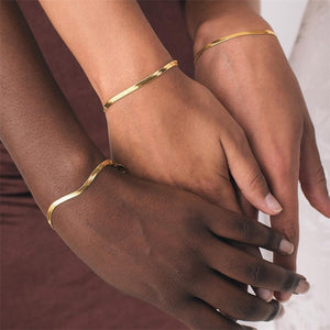 Stainless Steel Gold Plated Bracelet