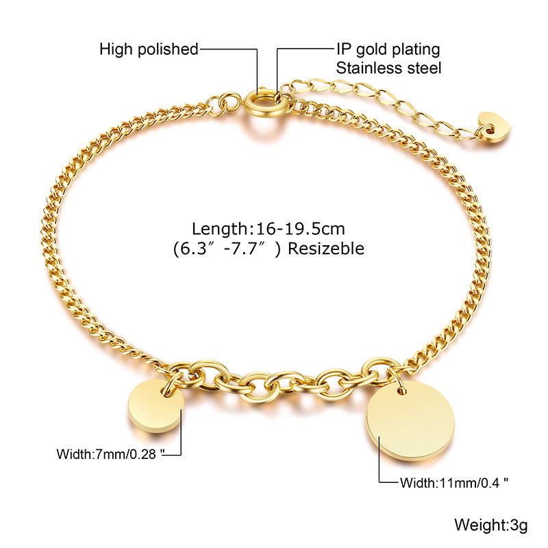 Colorful Zircon Geometric Bracelet