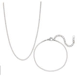 Tennis Chain Necklace and/or Bracelet - Stainless Steel