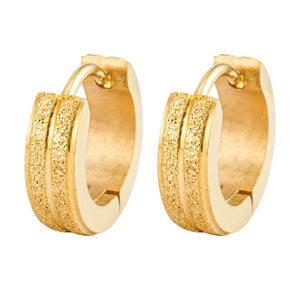 Round Stainless Steel Earrings