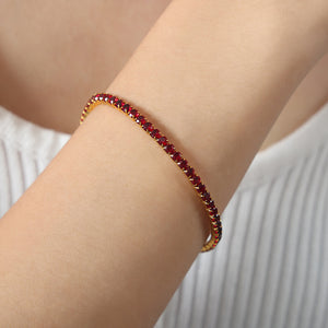 Colorful Tennis Stretch Bracelet