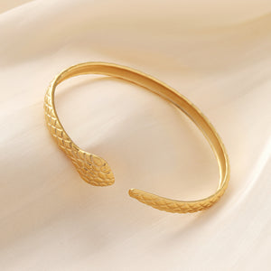 Engraved Snakey Bracelet