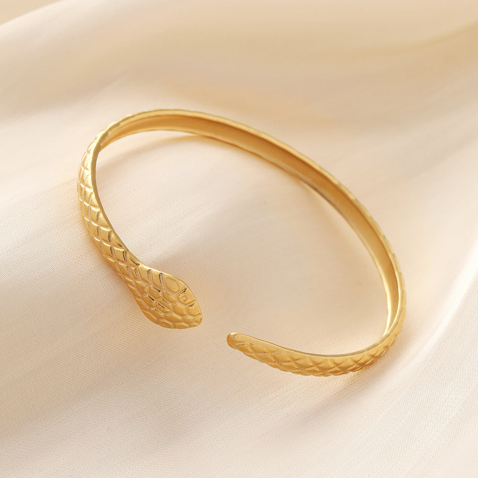 Engraved Snakey Bracelet