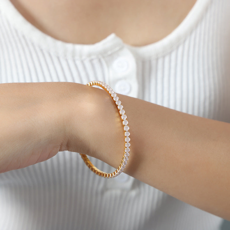Colorful Tennis Stretch Bracelet