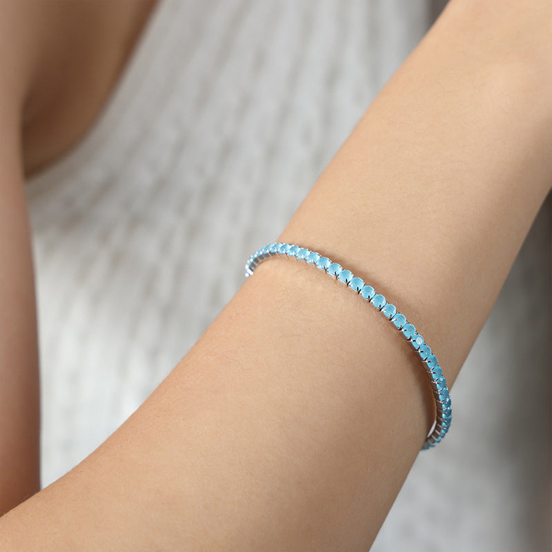Colorful Tennis Stretch Bracelet