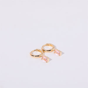 Retro Birthstone Earrings - Stainless Steel