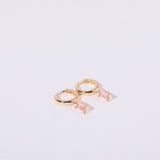 Retro Birthstone Earrings - Stainless Steel