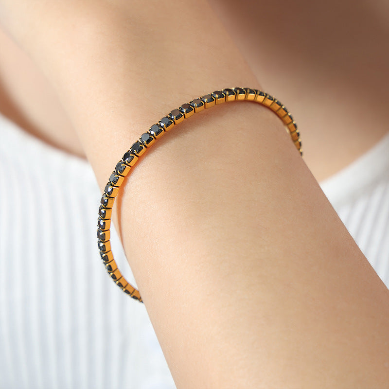 Colorful Tennis Stretch Bracelet