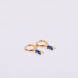 Retro Birthstone Earrings - Stainless Steel