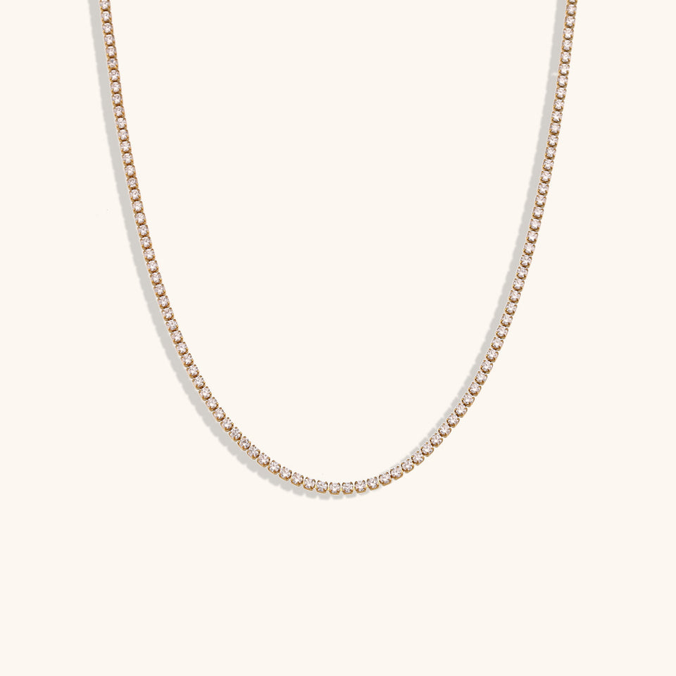 Tennis Chain Necklace and/or Bracelet - Stainless Steel
