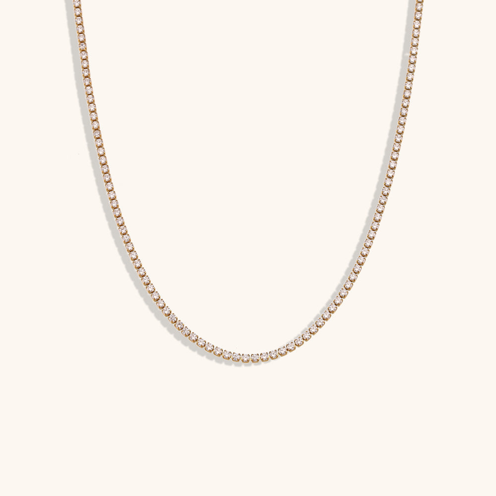 Tennis Chain Necklace and/or Bracelet - Stainless Steel