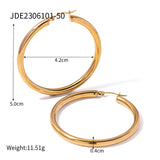 Classic Hoop earring - 18K Gold Stainless Steel