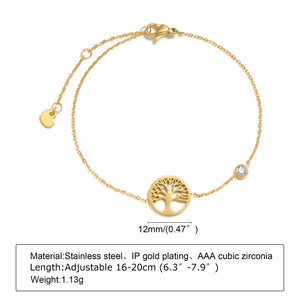 Colorful Zircon Geometric Bracelet