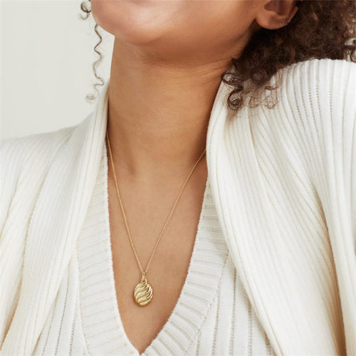 Flat Cocoon Necklace