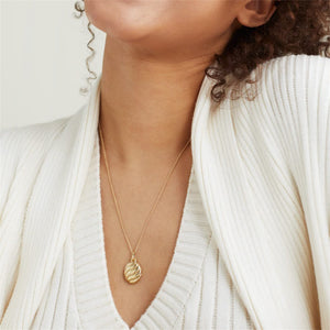 Flat Cocoon Necklace