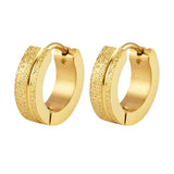 Round Stainless Steel Earrings