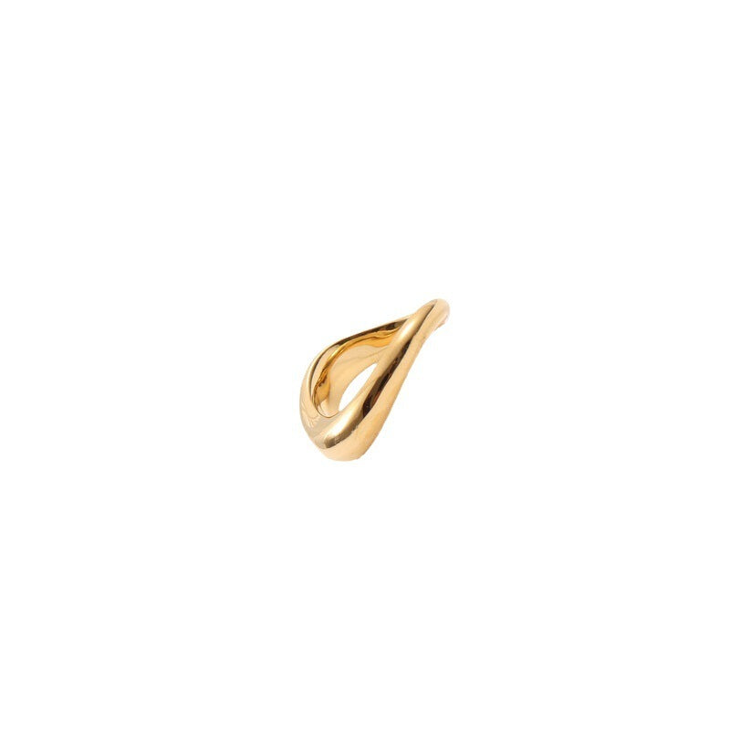 Curved Ring - Stainless steel