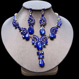 Bridal Necklace Earrings Zircon Wedding Accessories Suit